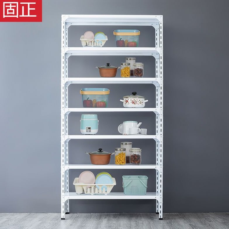 固正七层角钢轻型家用小货架超市货架仓库储物置物架展架铁架包邮