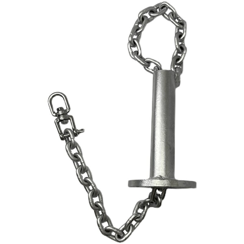 杀猪屠宰用扣脚链设备扣猪链扣脚B器吊猪链铁环链铁链子加工铁链