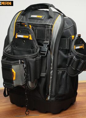 EASEMAN重型工具包双肩背包快挂拆扣电工耐用结实维修多功能加厚