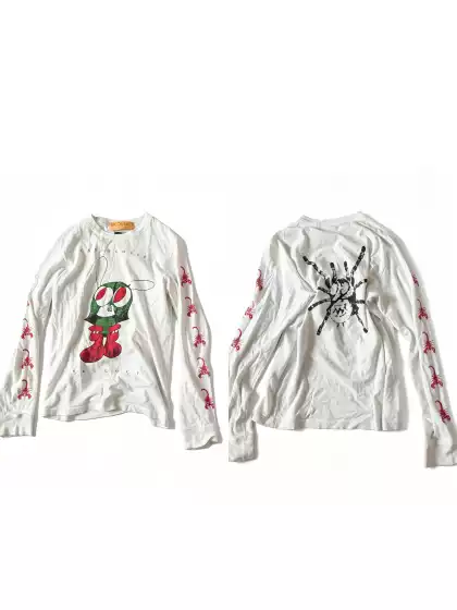 Now) Undercover Skoloct Scorpion Arm Long-Sleeve Shirt, Versatile and Fashionable for Street Style