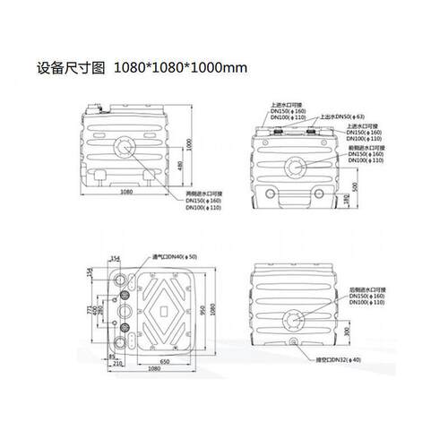 提设TYW198T污提升一体化备 污水升水泵 一体化污水提升装置