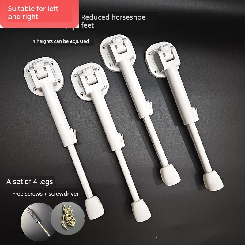桌腿可折叠的升降附件支架马蹄形腿可伸缩可折叠加强成套简单桌腿