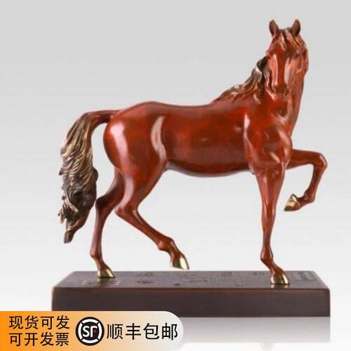 朱炳仁【25#八骏之 超影(尊尚版)马摆件动物复古中式玄关书房摆设