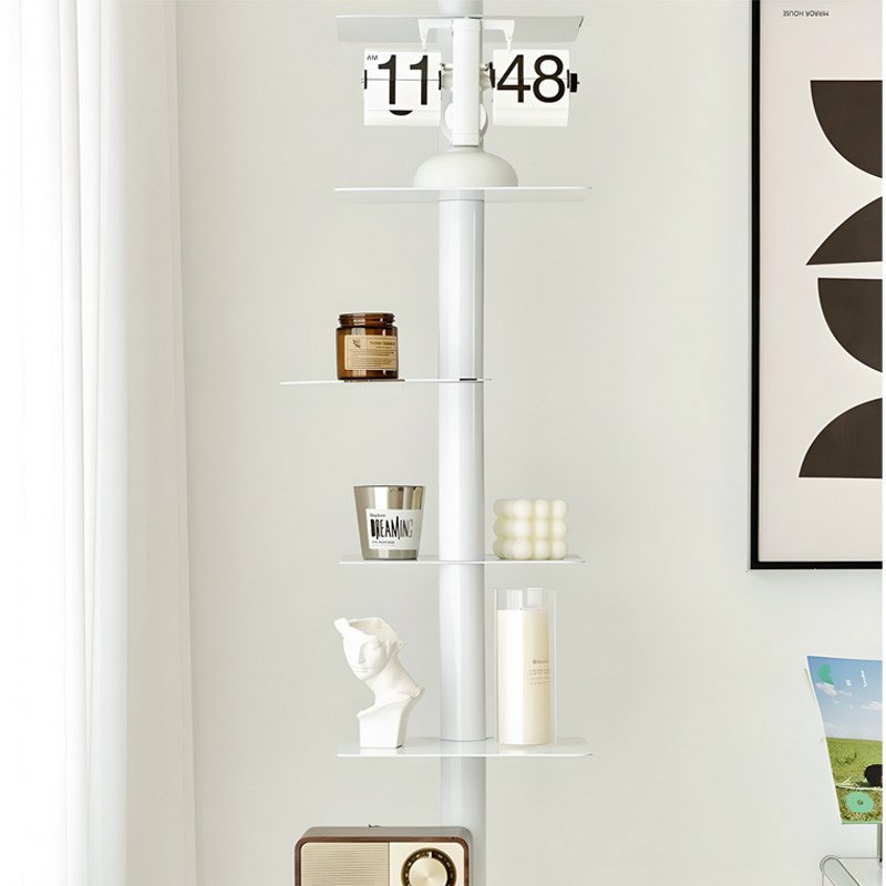 【Johnny Home】旋转落地ins书架香薰铁艺收纳架隐形家用置物架