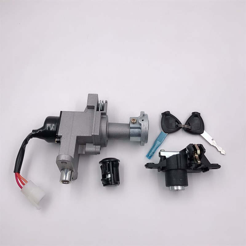 适配铃木红宝UM125T-C天玉UZ125T-A/C踏板摩托车电门锁套锁全车锁