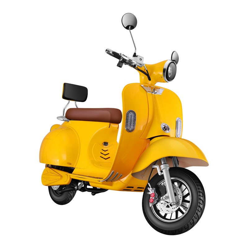 罗马假日电动车vespa复古电瓶车网红大黄蜂电动摩托车电摩踏板车