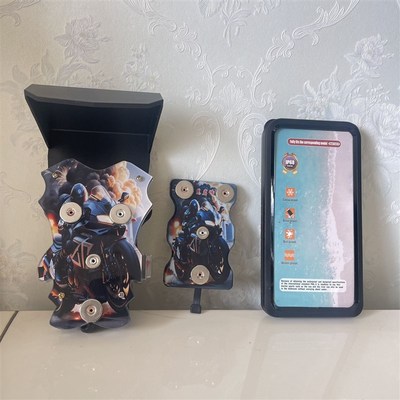 新款球头强磁吸手机充电支架减震防盗外卖骑手专用电动车防水加热