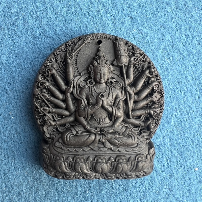 瀚林宝相独家首发 正品擦擦 准提佛母  陶土烧制擦擦 小佛像