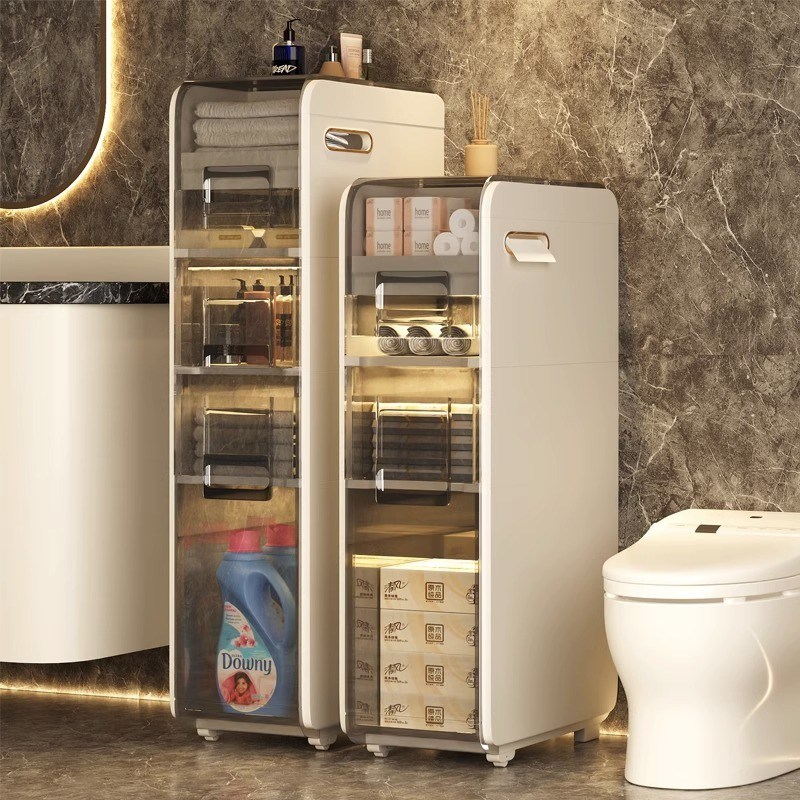 德国品质浴室缝隙柜卫生间置物架厕所洗手间洗漱台收纳柜子储物柜