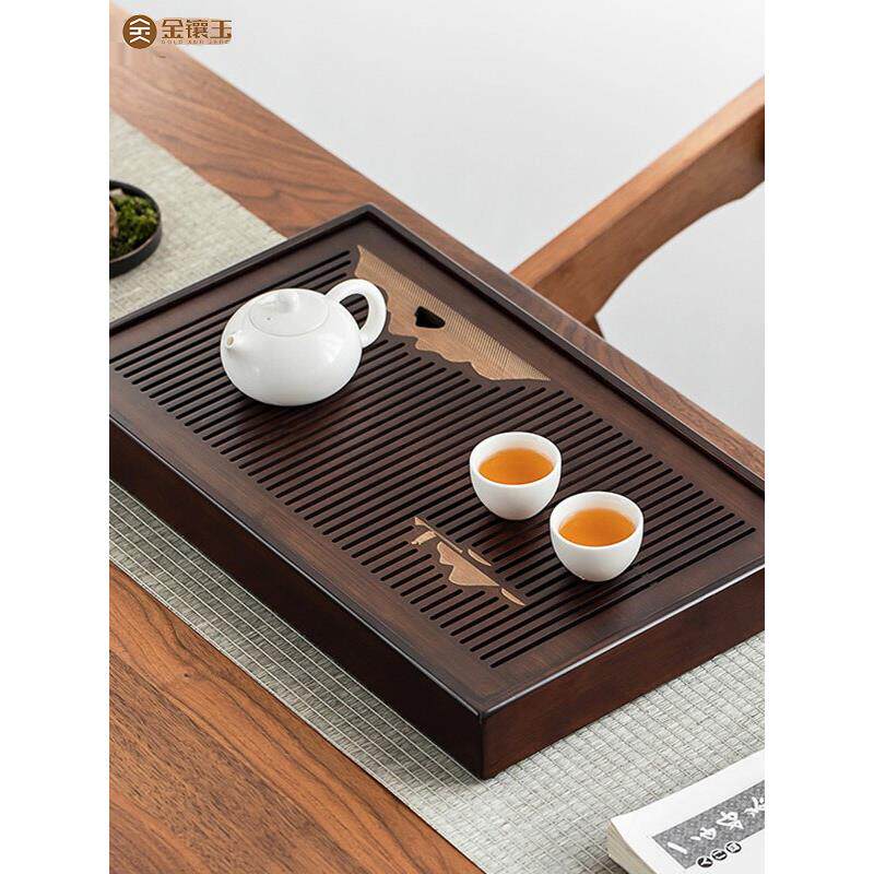 茶盘托盘小茶几家用2025新款现代简约竹排功夫茶具干茶海