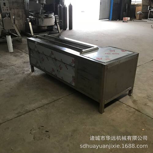 根茎类去皮清洗机 胡萝卜毛刷清洗机 小型商用土豆去皮机加工