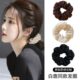 高级感肥肠头绳2022年新款 低马尾发绳头花气质扎头发大肠发圈皮筋