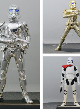 星球大战白兵大摆件机器人模型网红店铺公仔雕塑酒吧大型落地装饰