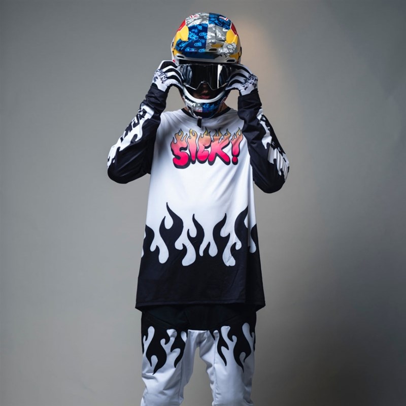 大减价特惠下坡服t恤速干透气山地车长袖夏季男女越野摩托车骑行