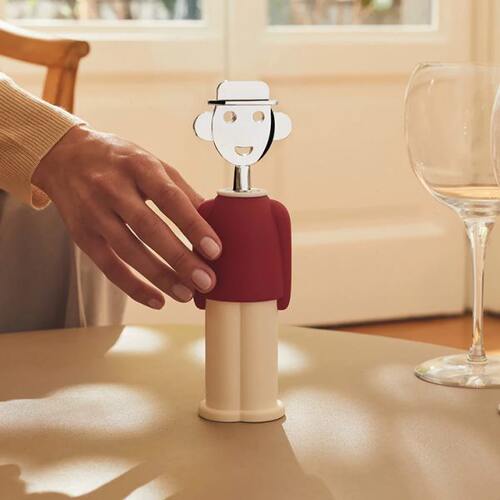 ALESSI/山卓开瓶器轻奢多功能红酒开瓶创意不锈钢男女送礼