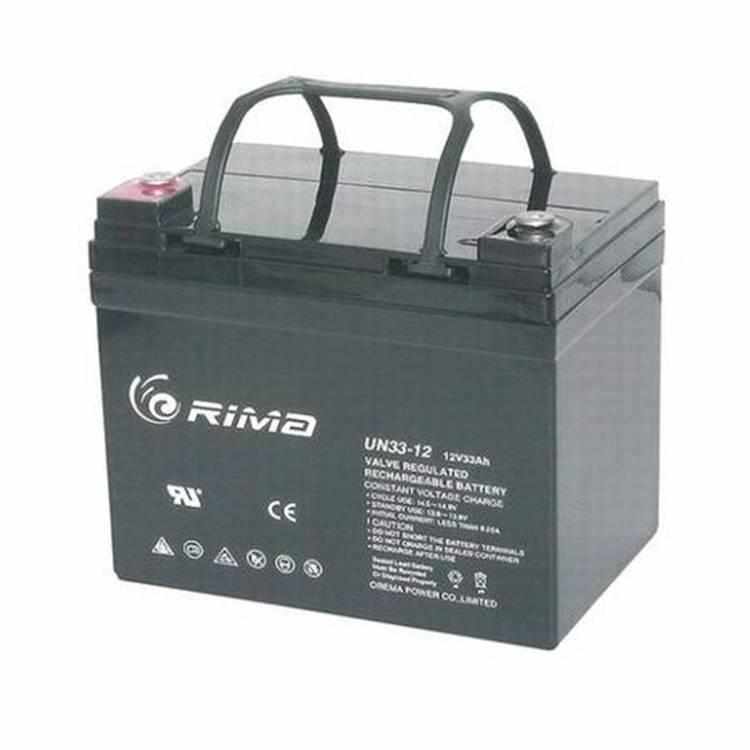 RIMA瑞玛蓄电池UN-12V17AH 监控 消防机柜 UPS电源主机 电梯门禁