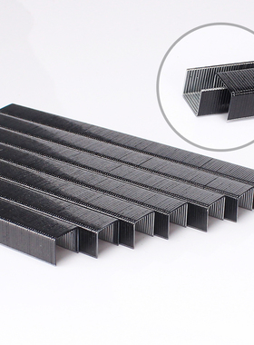 捷力特细码钉1010F精品气动码钉 枪钉U型钉子镀锌黑色码钉10000发