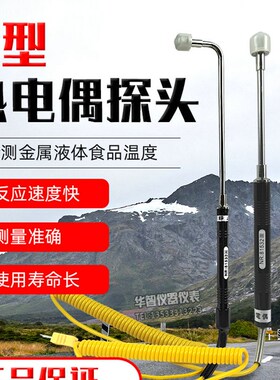 NR-81533A/NR-81531B模具表面温度热电偶K型液体金属温度表探头