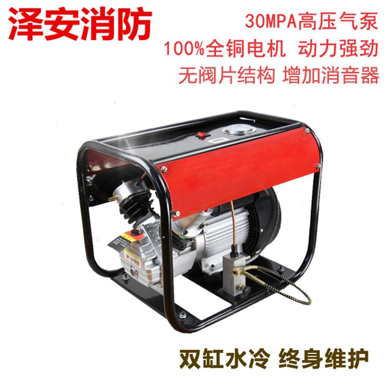 双缸水冷电动打气机/电动高压打气筒打气泵充气泵30MPA/40MPA