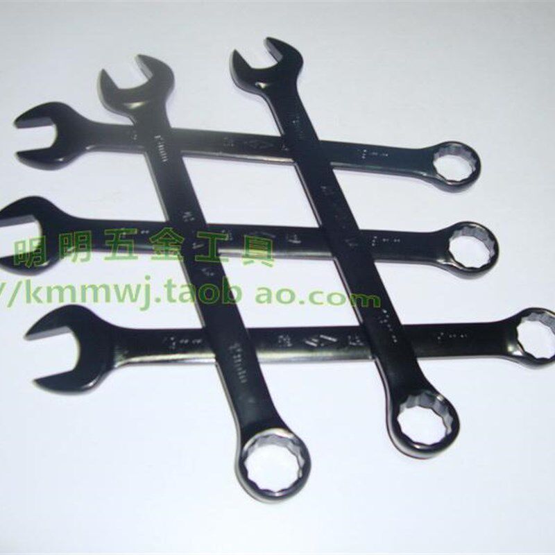 胜达工具 【电泳发黑】两用扳手 开口梅花扳手 两用扳手 扳手