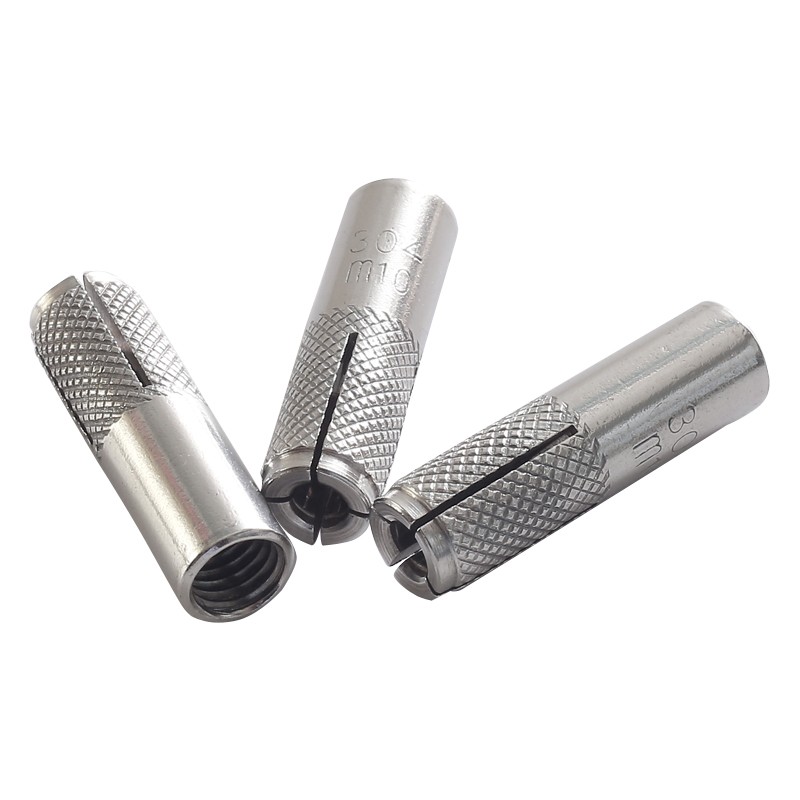 304不锈钢内膨胀螺丝膨胀螺栓316顶爆内爆壁虎平爆M6M8M10M12M16