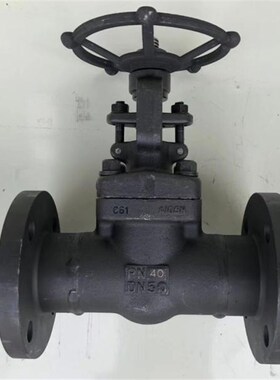 Z41H-25C/40C/64C/100C锻钢高压法兰闸阀硬密封闸阀DN15 20 25 50