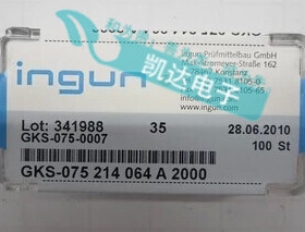INGUN英钢探针GKS075 214 064A2000(直上四爪头)测试针 弹簧针