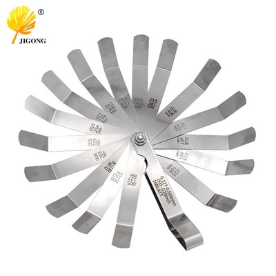 记工 塞尺间隙尺不锈钢高精度单片气门塞规厚薄规0.127-0.508MM