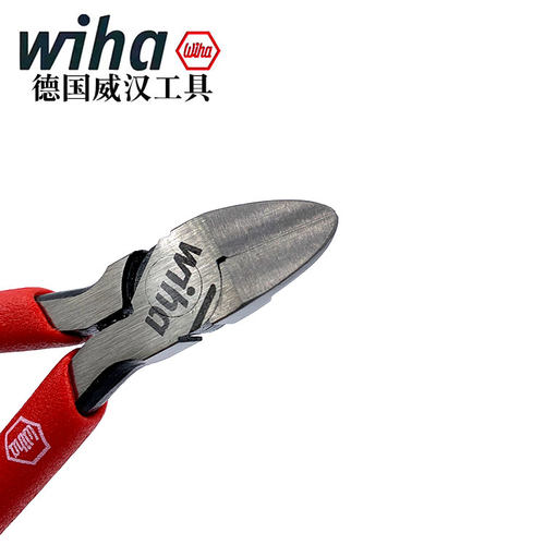 德国wiha威汉进口37354塑料水口钳水口剪钳模型平口钳电子小剪钳