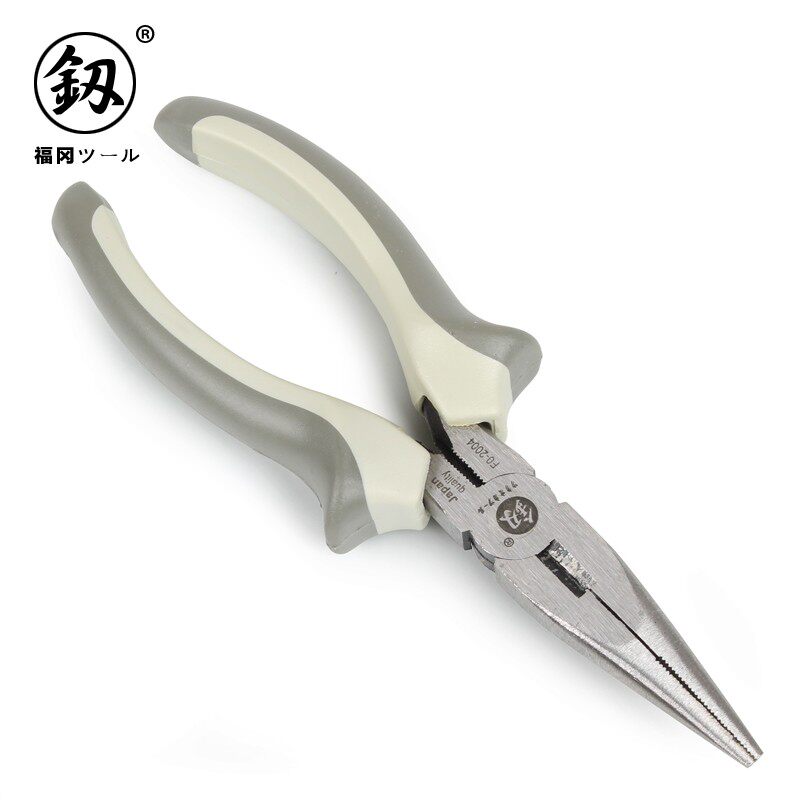 日本福冈工具原装 尖嘴钳子强力美式6寸进口德国电工尖口尖头手钳