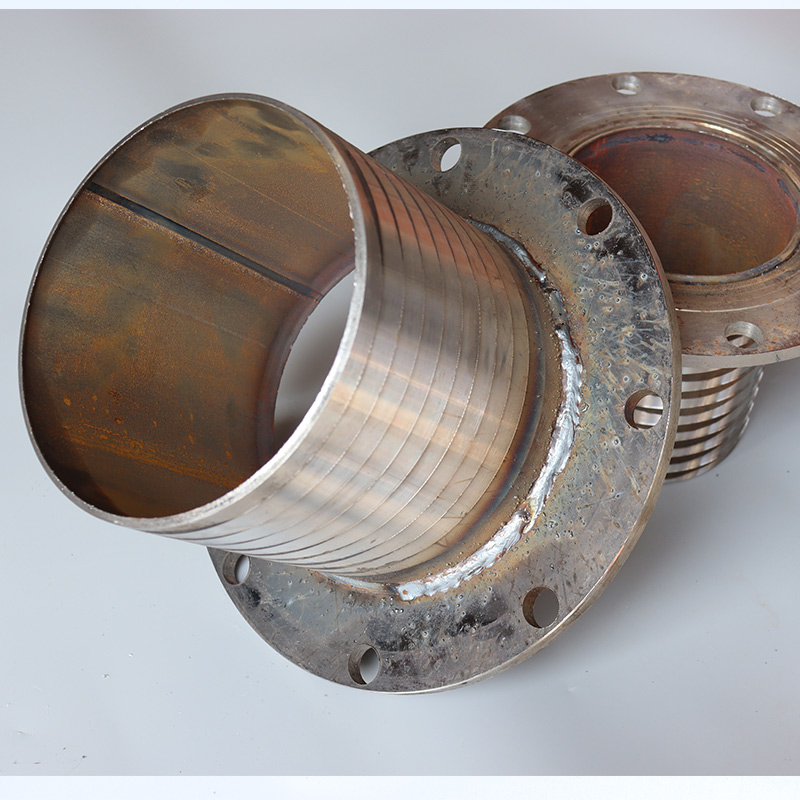 碳钢法兰无缝焊接钢管接头水泵钢丝橡胶管吸引管专用直管接头4寸