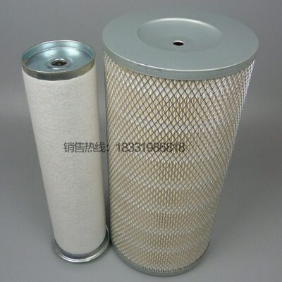 K2040滤芯适配重汽王牌757B空滤 南骏货车挖掘机收割机空气滤芯
