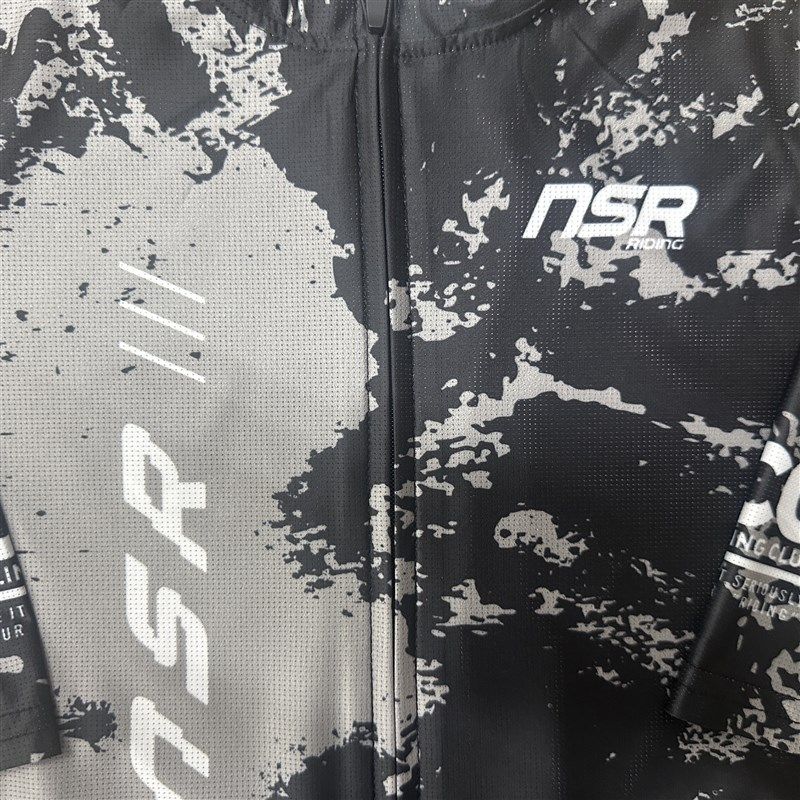 2025新款暗黑拼色男女短袖骑行服公路车自行车服透气专业速干上衣