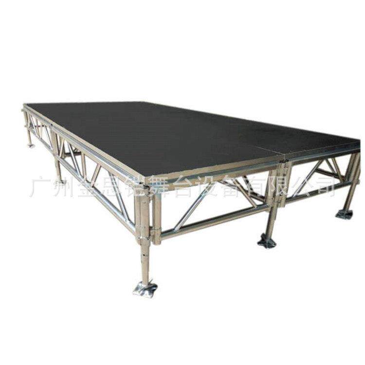 铝合金拼装舞台厂家演出活动婚庆t台学校酒店可调节升降舞台