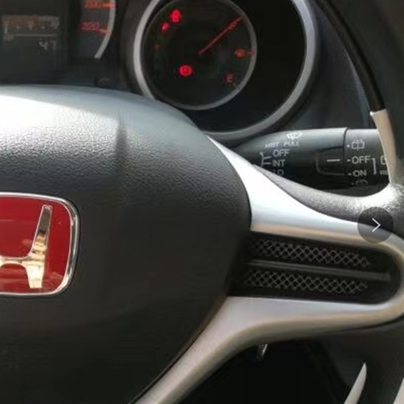 适用于本田十代思域红标八代九代轮毂前后方向盘中网改装车标红章