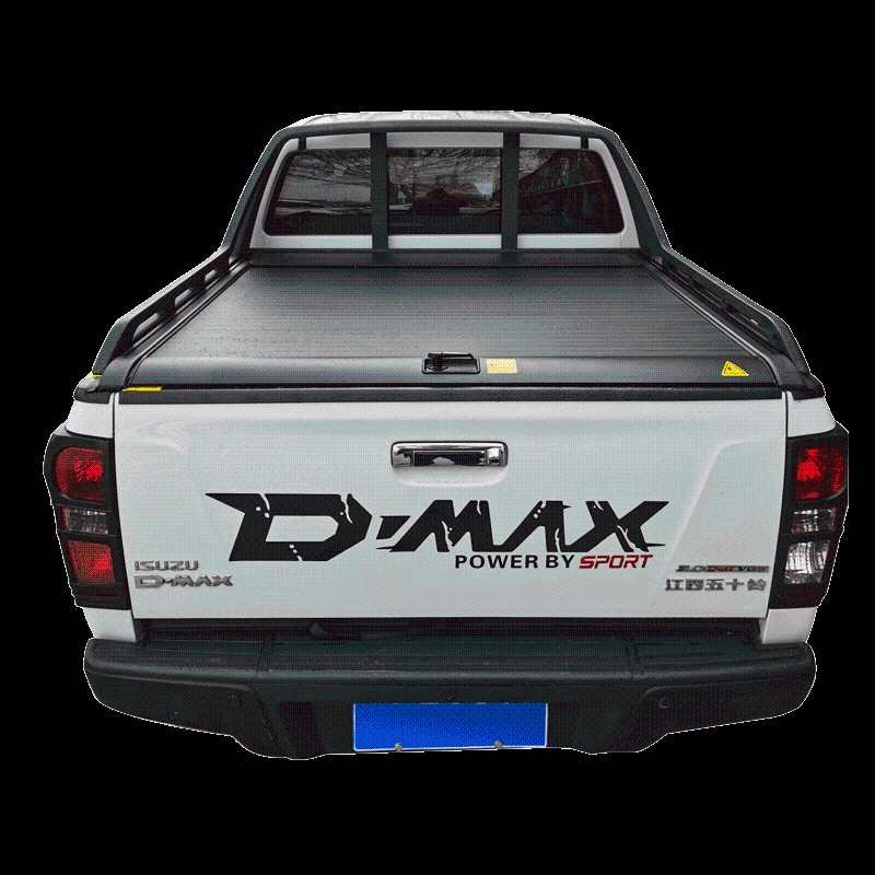 适用新款五十铃DMAX瑞迈S铃拓后箱盖电动卷帘盖平盖配件皮卡改装