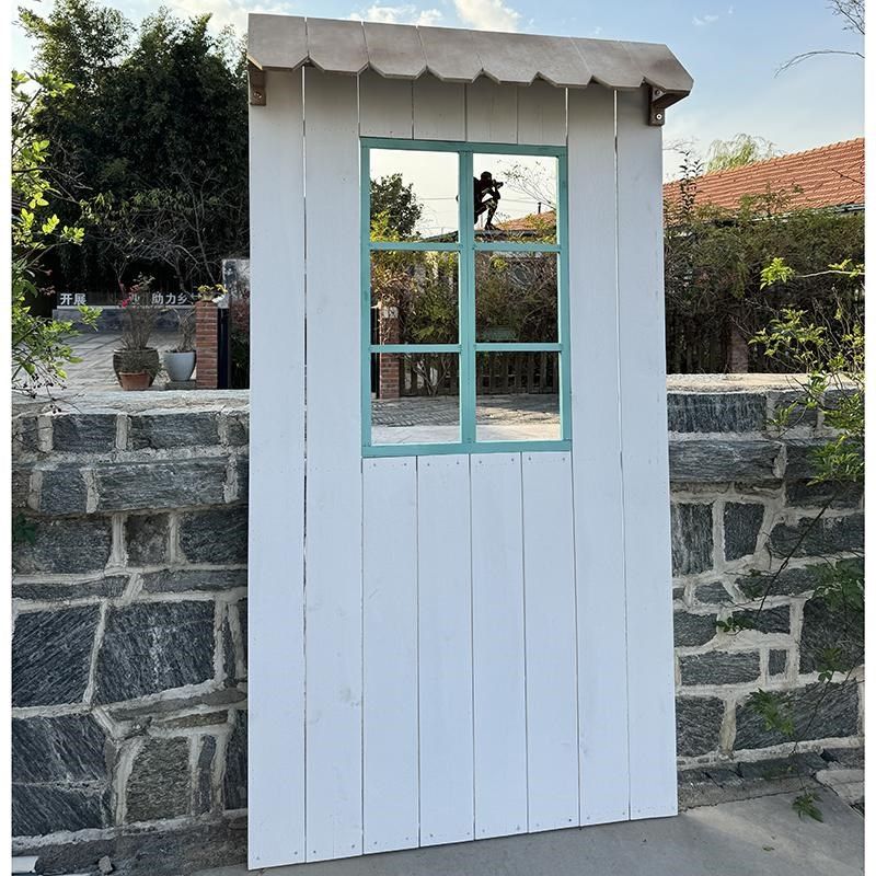 防腐木屏风挂饰背景板院墙户外庭院花园阳台装饰大木板背景墙花架