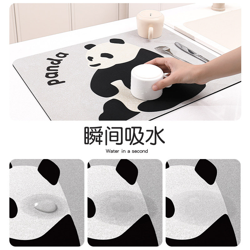 厨房台面碗盘杯子沥水垫家用灶台吧台隔热垫茶台杯子硅藻泥吸水垫,居家布艺,厨房地垫,淘宝优惠券,粉丝福利购,淘宝优惠卷