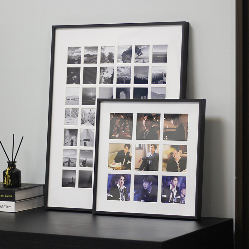 48/九宫格相框婚纱照片打印摆台情侣生日礼物挂墙DIY拼图画框纪念