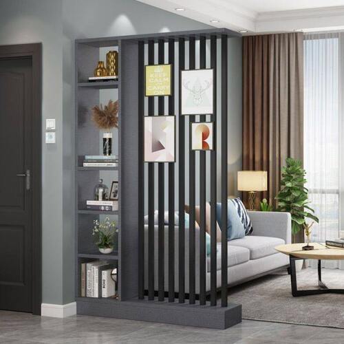 小户型屏风隔断客厅遮挡玄关柜家用轻奢型遮挡格段隔断装饰屏风柜