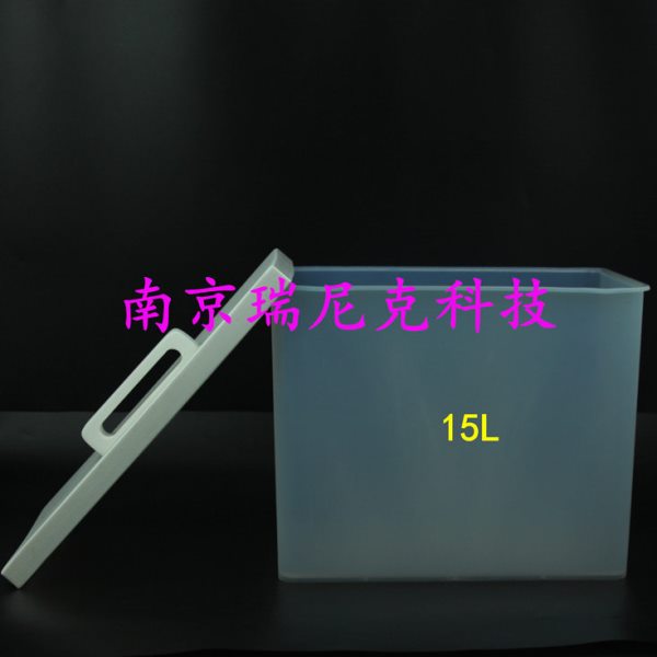 pfa酸缸清洗桶浸泡桶清洗缸15L带四氟盖子新材料锂电微电子半导体