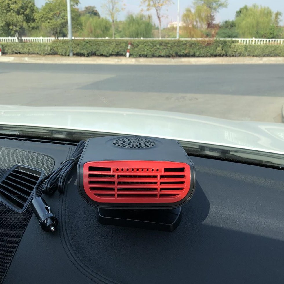 车载暖风机器汽车12v除雾取暖车用加热24v电除霜玻璃速热内暖气大