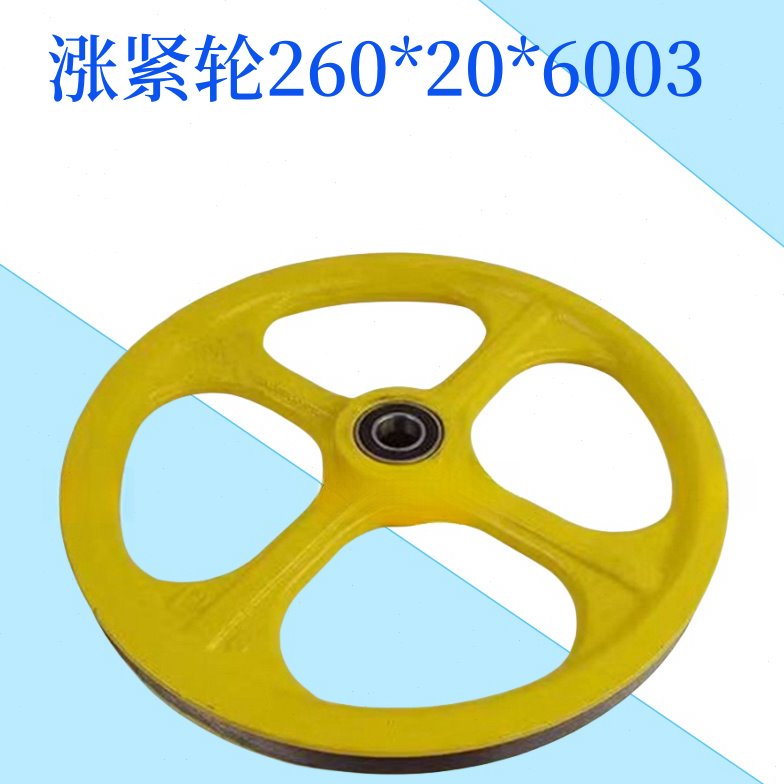 电梯涨紧轮 限速器 涨紧装置260*20*6003 底坑涨紧轮装置配件