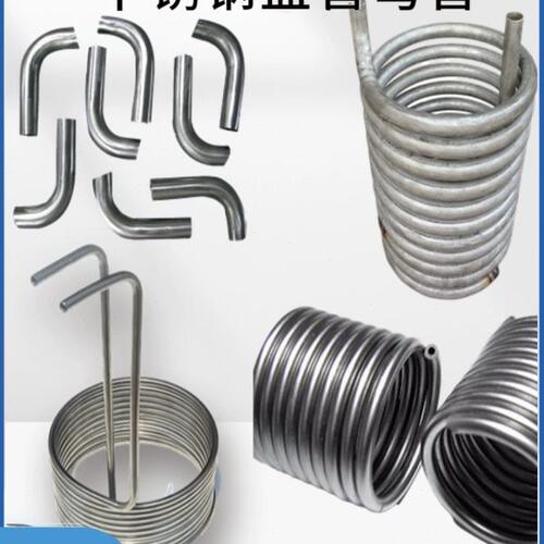 304不锈钢盘管弯管定做加工 316L不锈钢螺旋管U型管散热器加热管