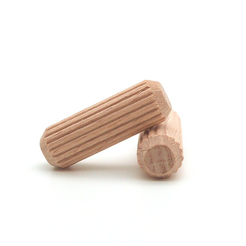 标准榉木木榫M8*40 1000个木板连接件圆木榫木塞木梢木棒木钉