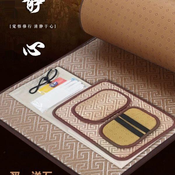 垫子四季款顺滑拜佛专用拜垫跪垫家用忏磕头垫子礼佛