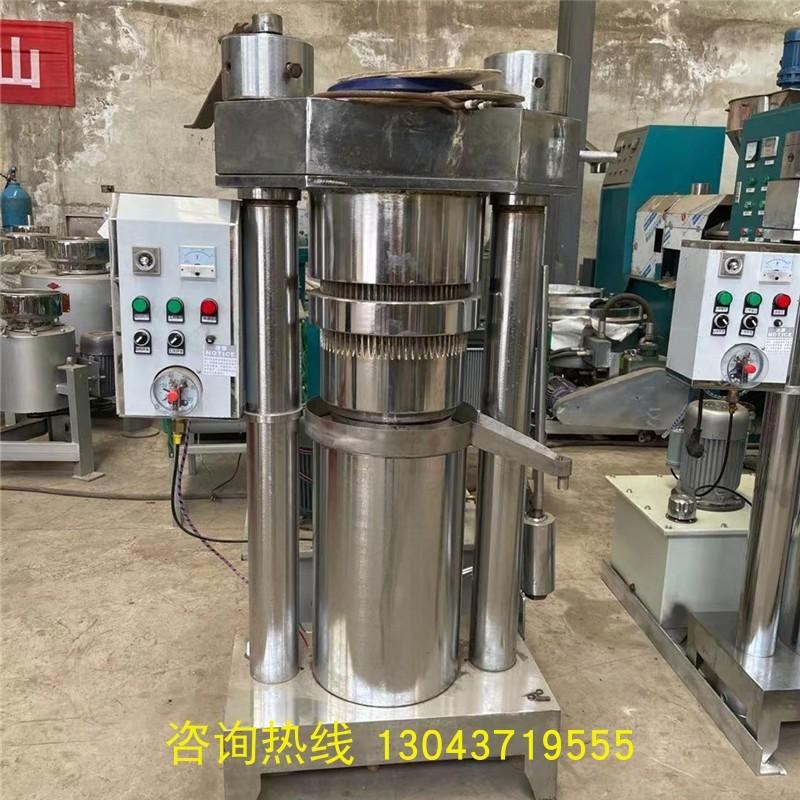 液压榨油机芝麻胡麻辣椒文冠果山茶油压榨机全自动香油机立式商用