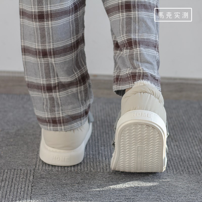 马克实测 秋冬全包脚棉拖防水可外穿保暖居家室内棉拖鞋男女 AL-2
