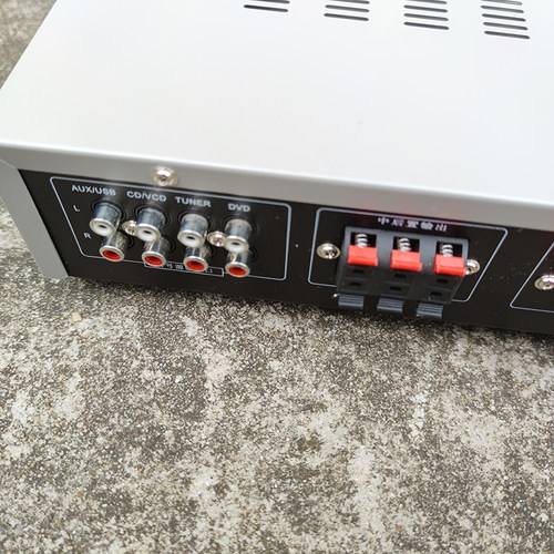 清仓库存精品进口功放管屏幕家用功放220V5声道卡拉OK功率放大器