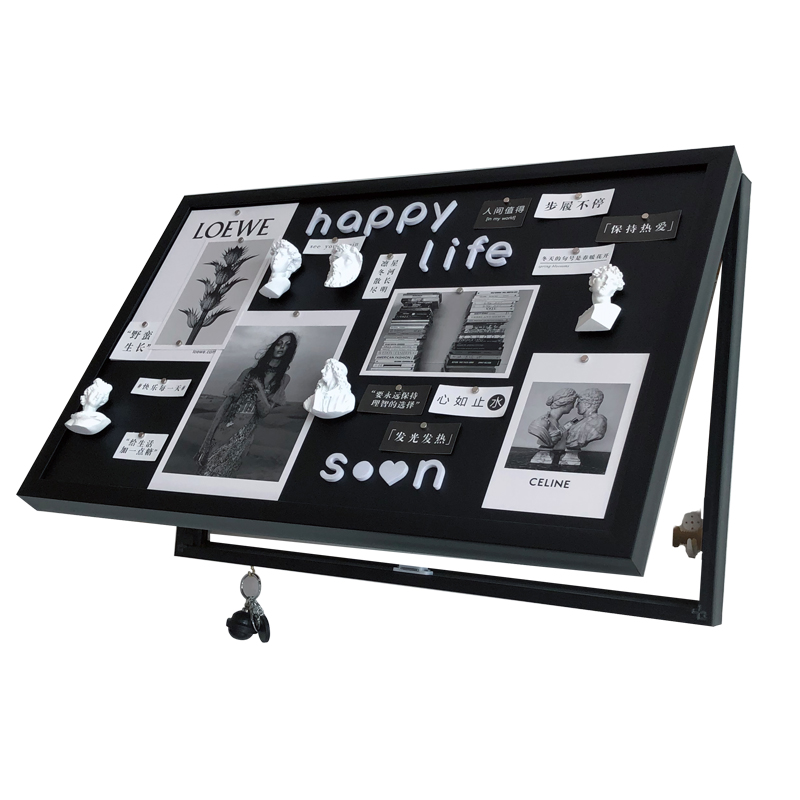 [定制专拍]创意复古金属黑板白板留言板电表箱覆盖无痕钉安装